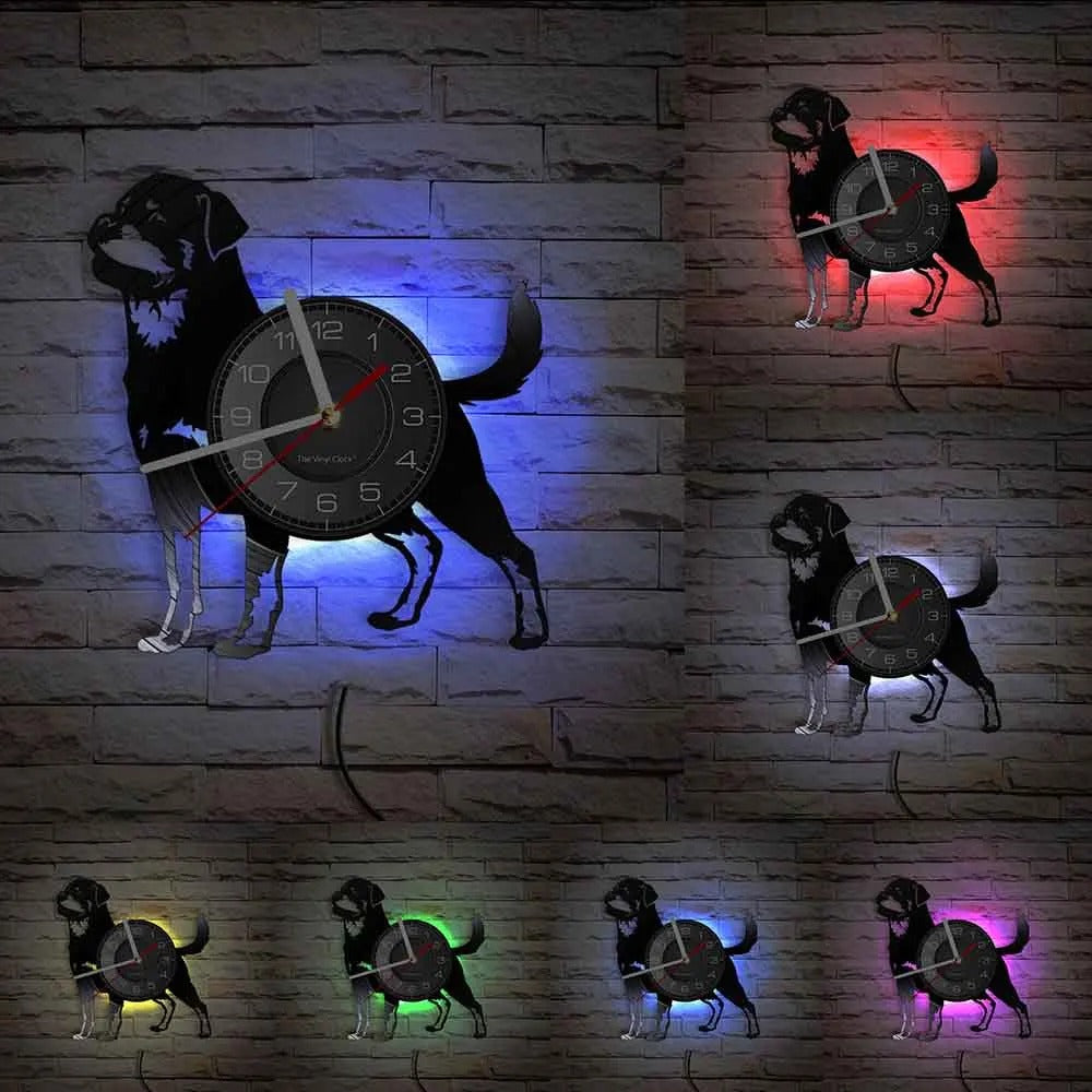 Realistic Dog Wall Clocks