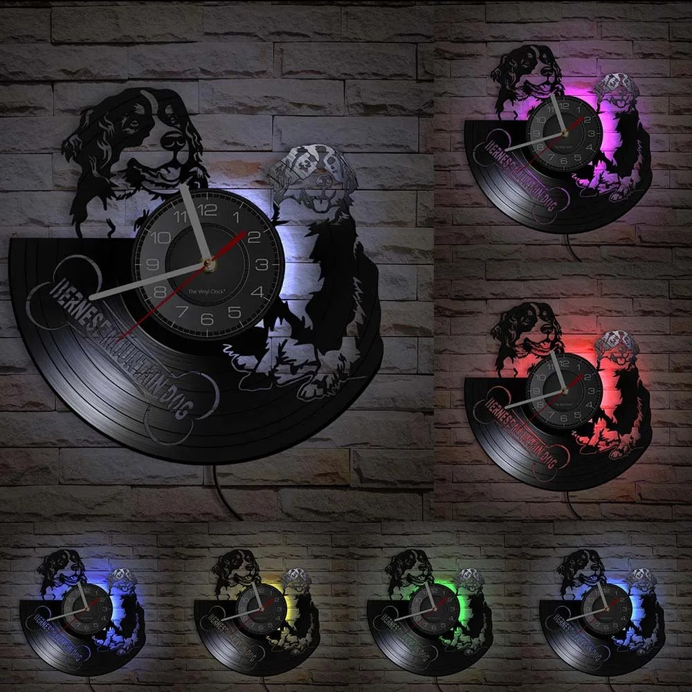 Realistic Dog Wall Clocks