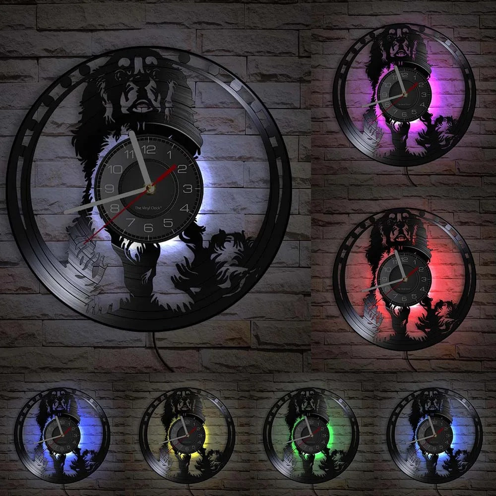 Realistic Dog Wall Clocks