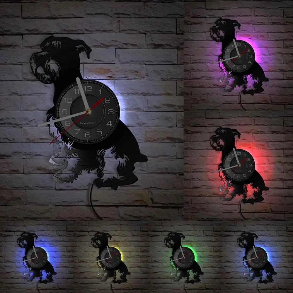 Realistic Dog Wall Clocks