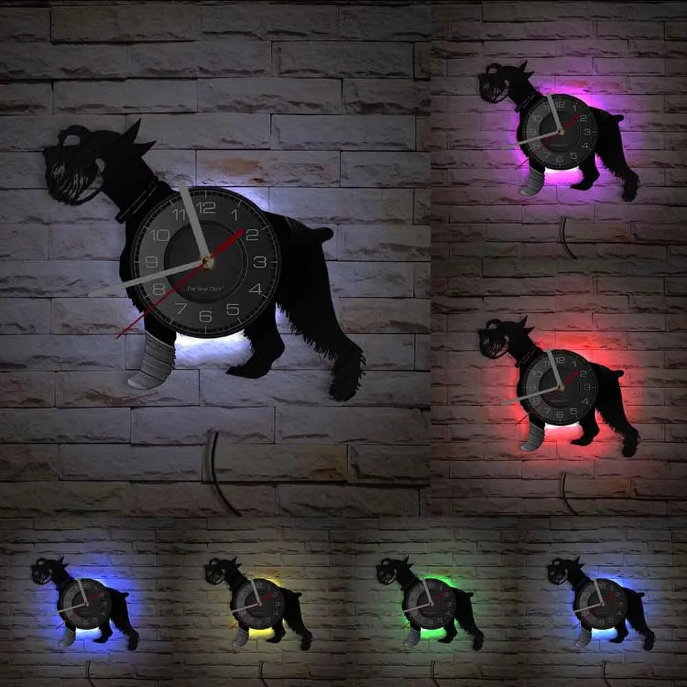 Realistic Dog Wall Clocks
