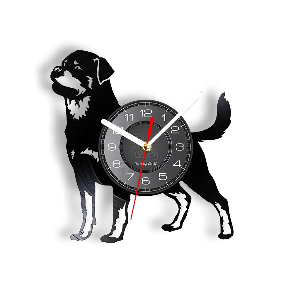 Realistic Dog Wall Clocks
