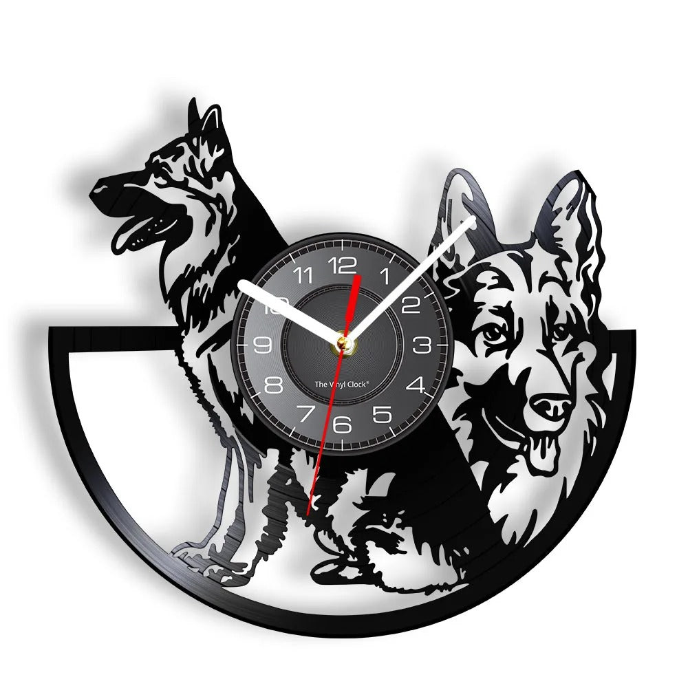 Realistic Dog Wall Clocks