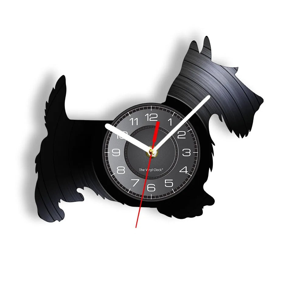 Realistic Dog Wall Clocks
