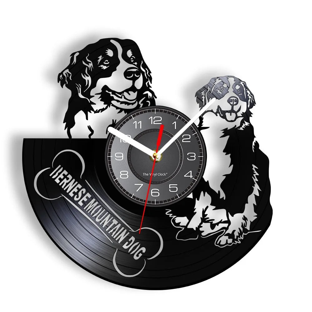 Realistic Dog Wall Clocks
