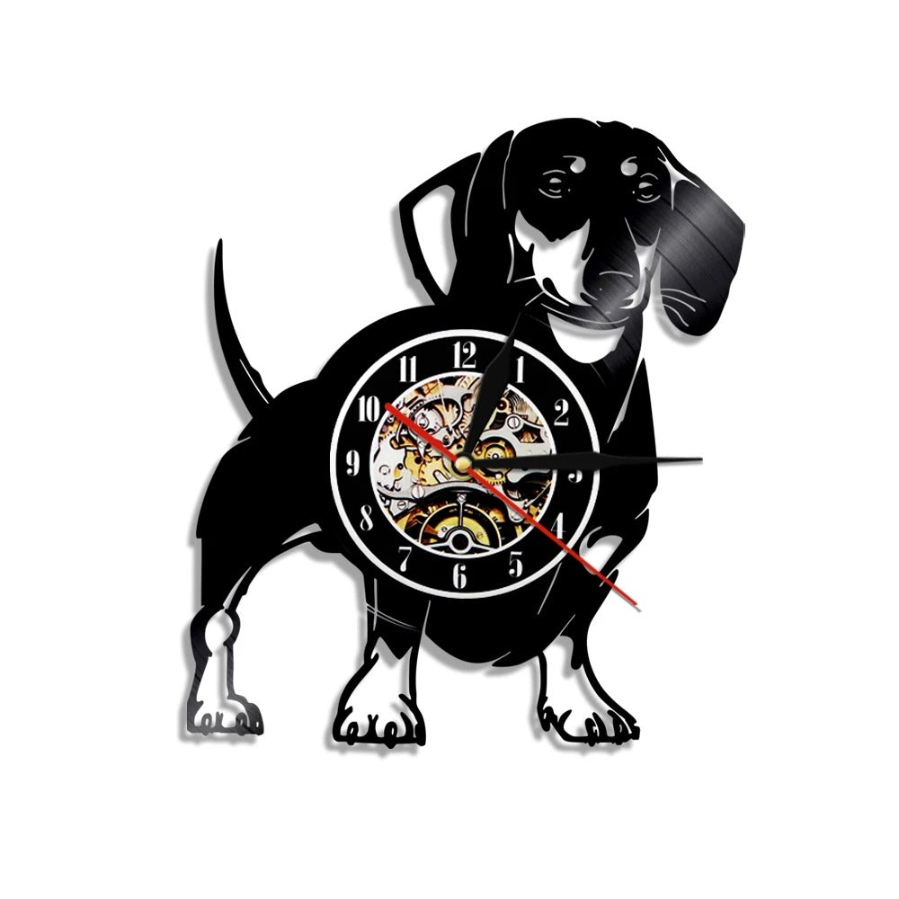 Realistic Dog Wall Clocks