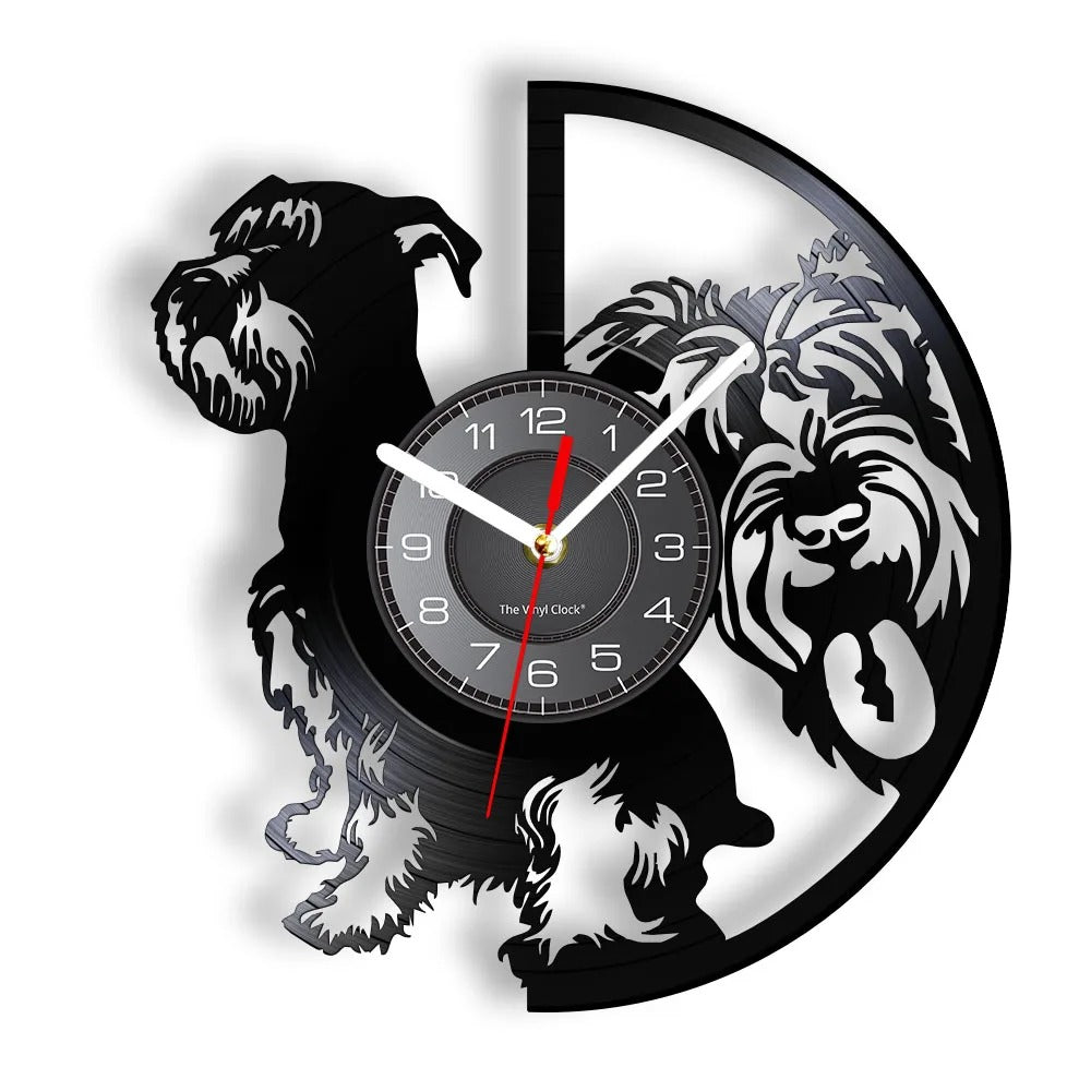 Realistic Dog Wall Clocks