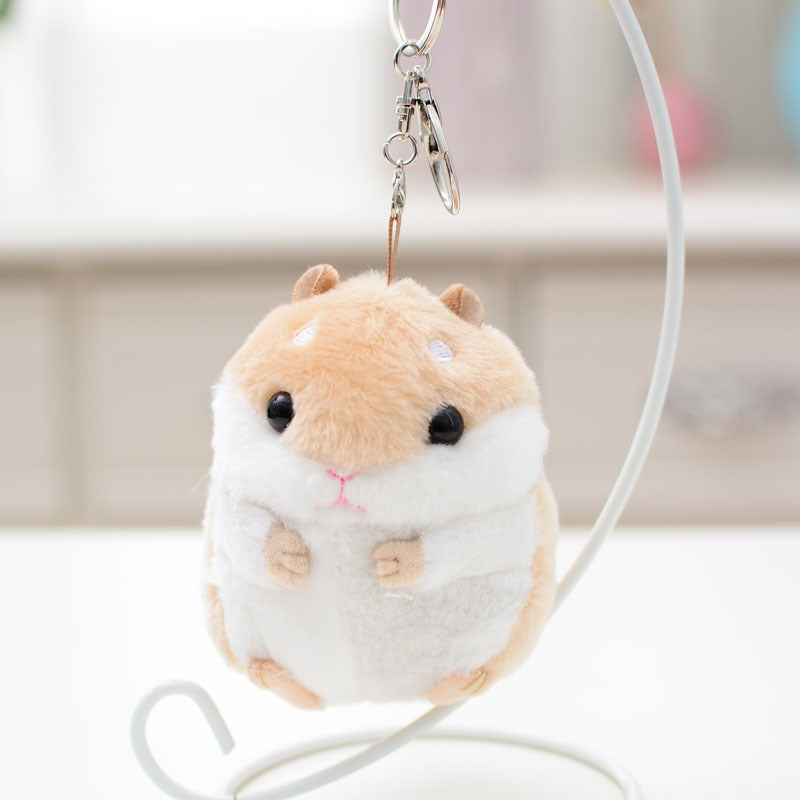 Plush Hamster Keychains - Style's Bug 2 x Light Brown