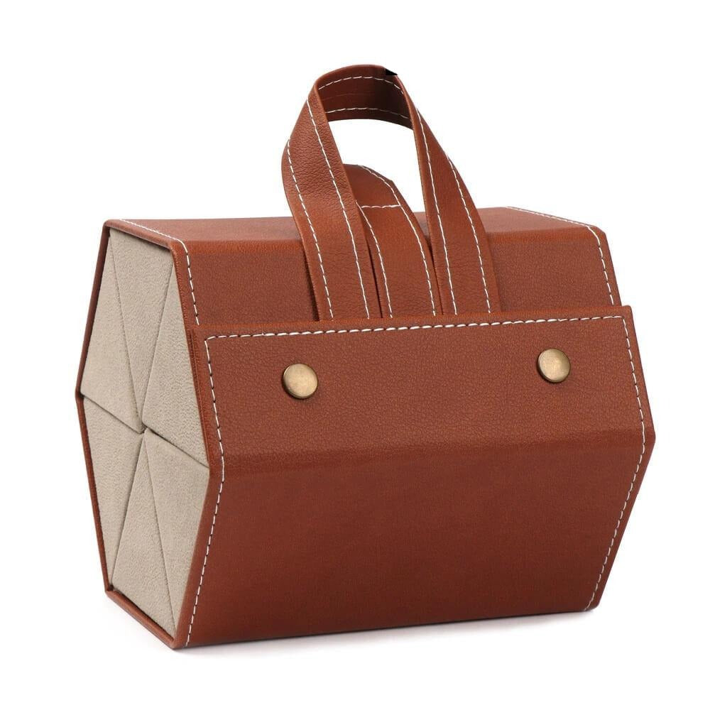 ShadesManager™ - The ultimate Sun Glasses Organizer by Style's Bug - Style's Bug 6 Slots brown