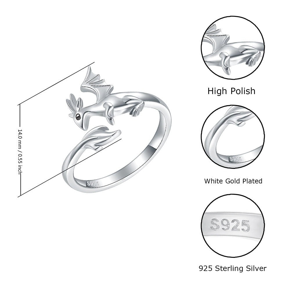 The Silver Dragon ring - Style's Bug