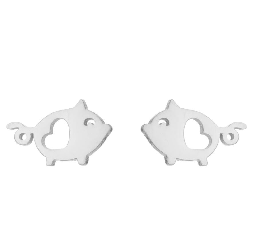 Pig Earrings (3 pairs pack)