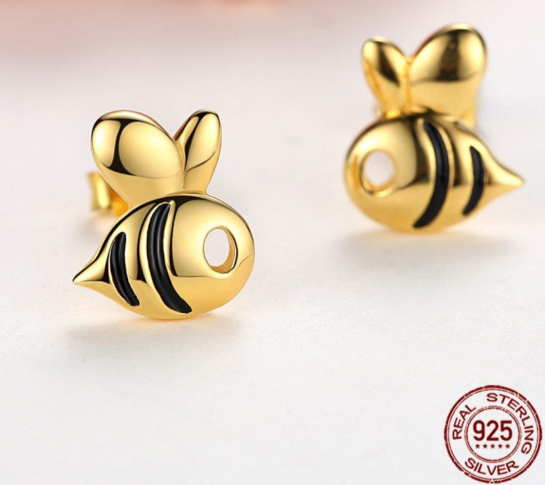 "Honeycomb & the Queen Bee" earrings by SB - Style's Bug
