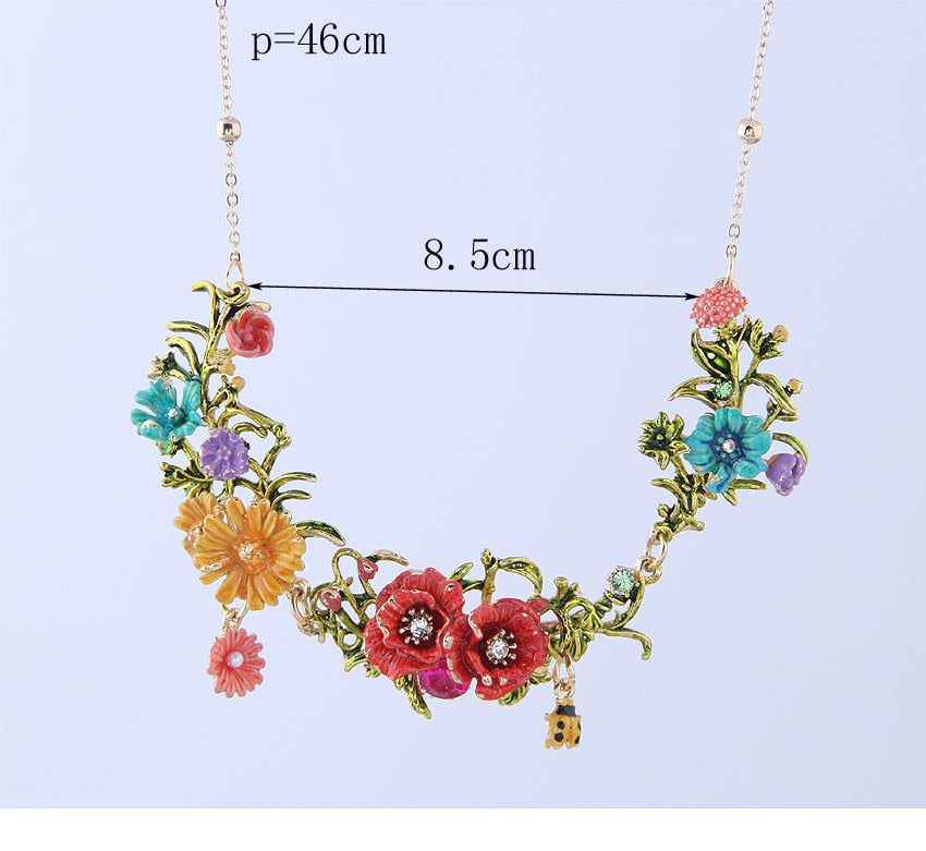 "Fancy Garden" Choker Necklaces by SB - Style's Bug