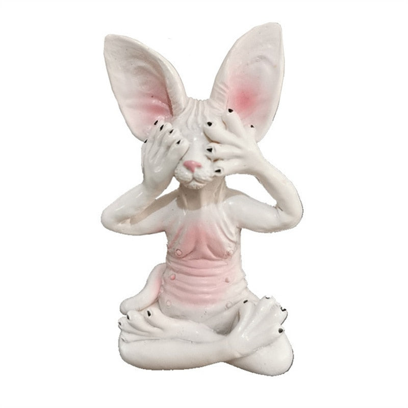 Realistic Sphynx cat statues - Style's Bug Not watching cat