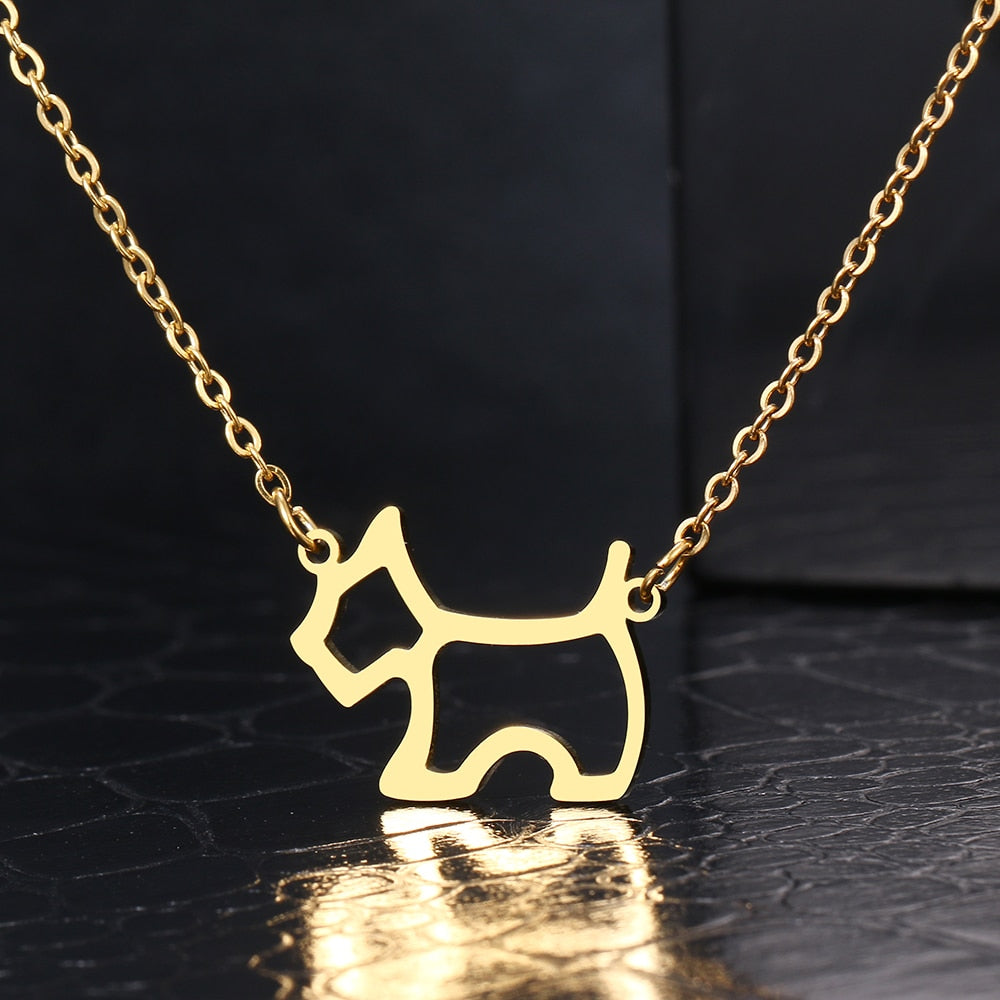 Scottish Terriers necklace by SB (2pcs pack)