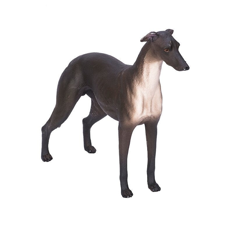 "Cario the Whippet" Realistic ornaments - Style's Bug Black