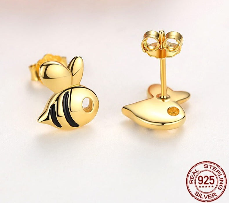 "Honeycomb & the Queen Bee" earrings by SB - Style's Bug