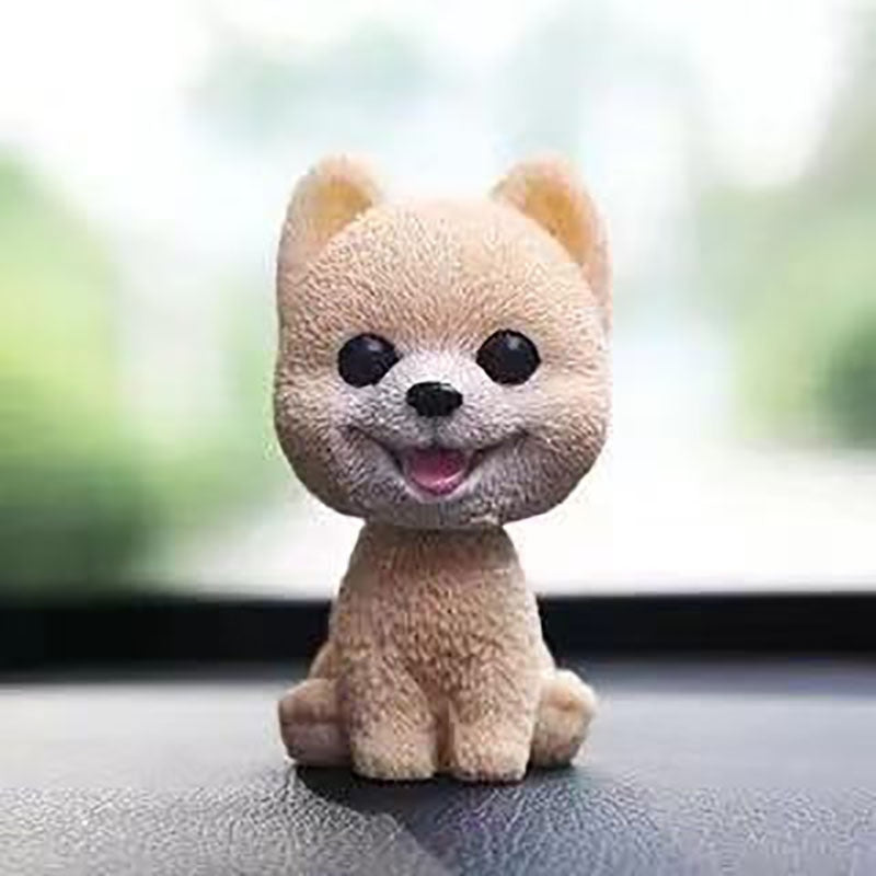"Shaking Head Puppies" Car ornaments - Style's Bug Yellow pomeranian