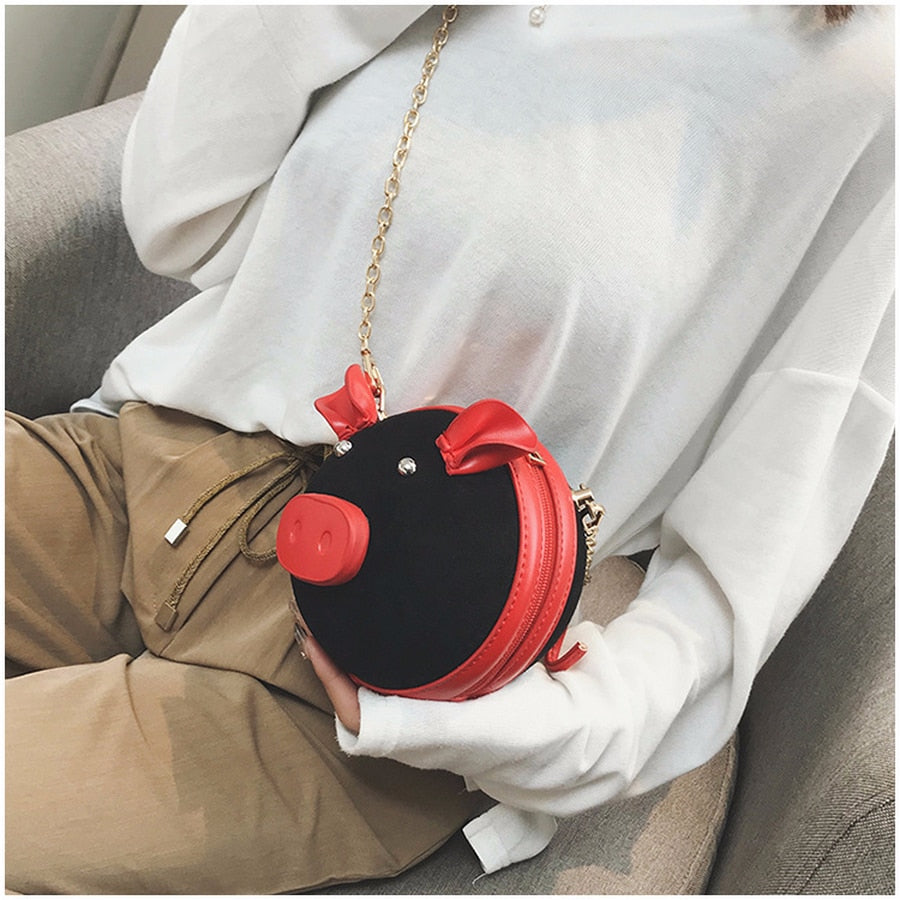 "Chubby the mini pig" Shoulder bag - Style's Bug