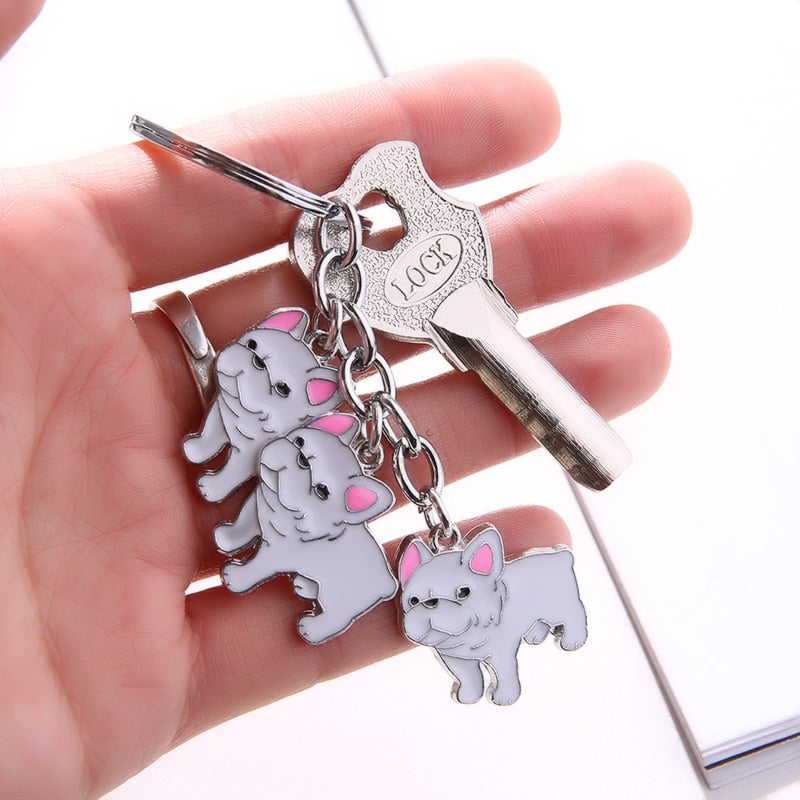 French Bulldog Keychains (2pcs pack) - Style's Bug