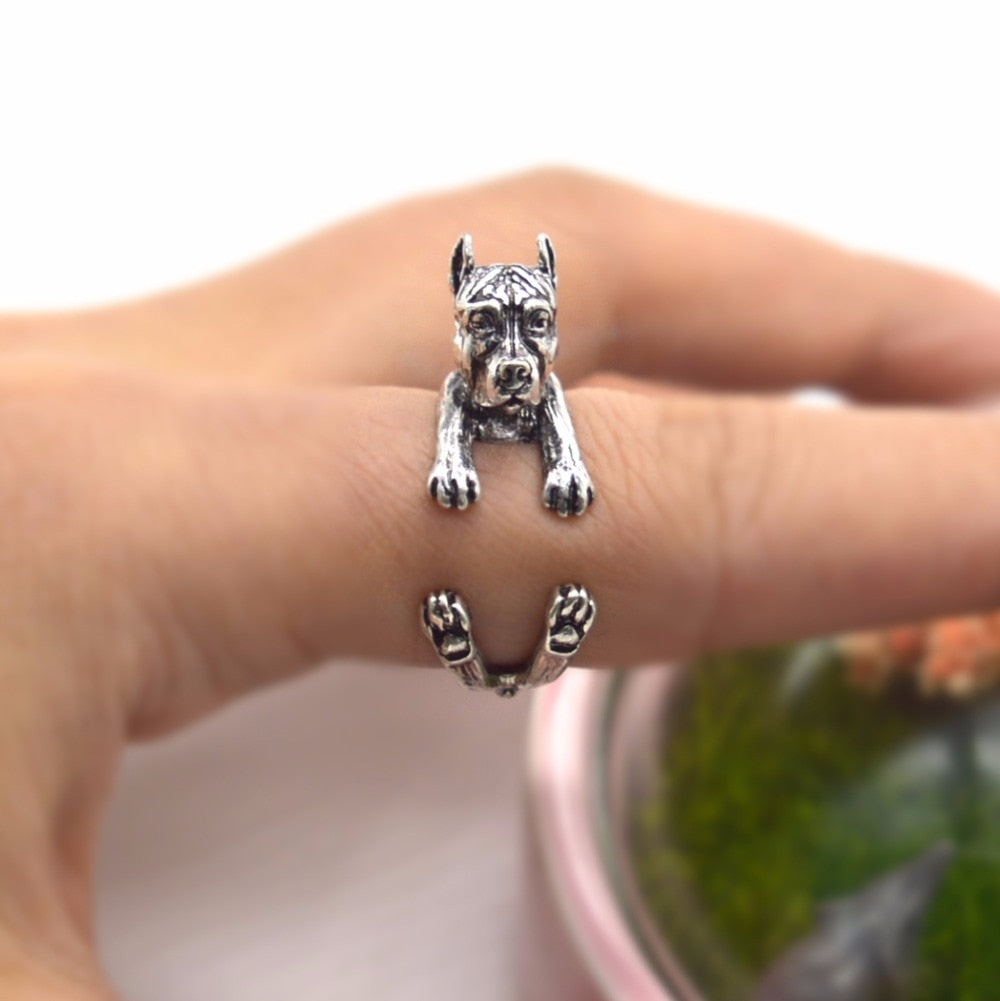 Realistic Pitbull Ring (2pcs pack) - Style's Bug