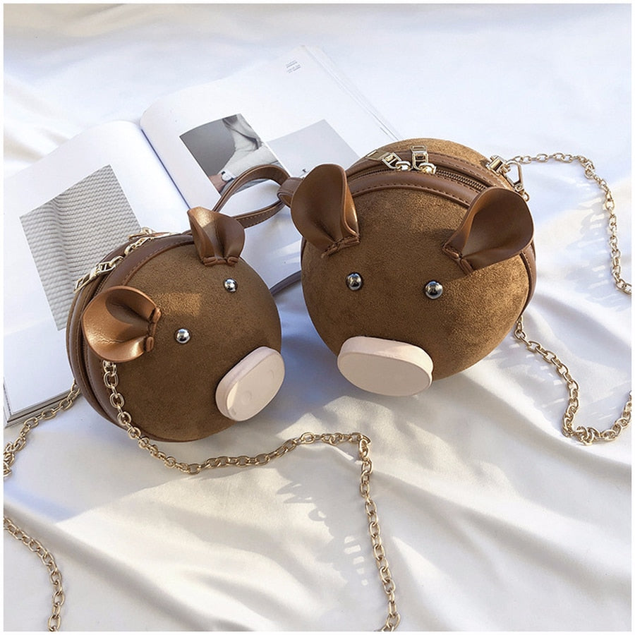 "Chubby the mini pig" Shoulder bag - Style's Bug