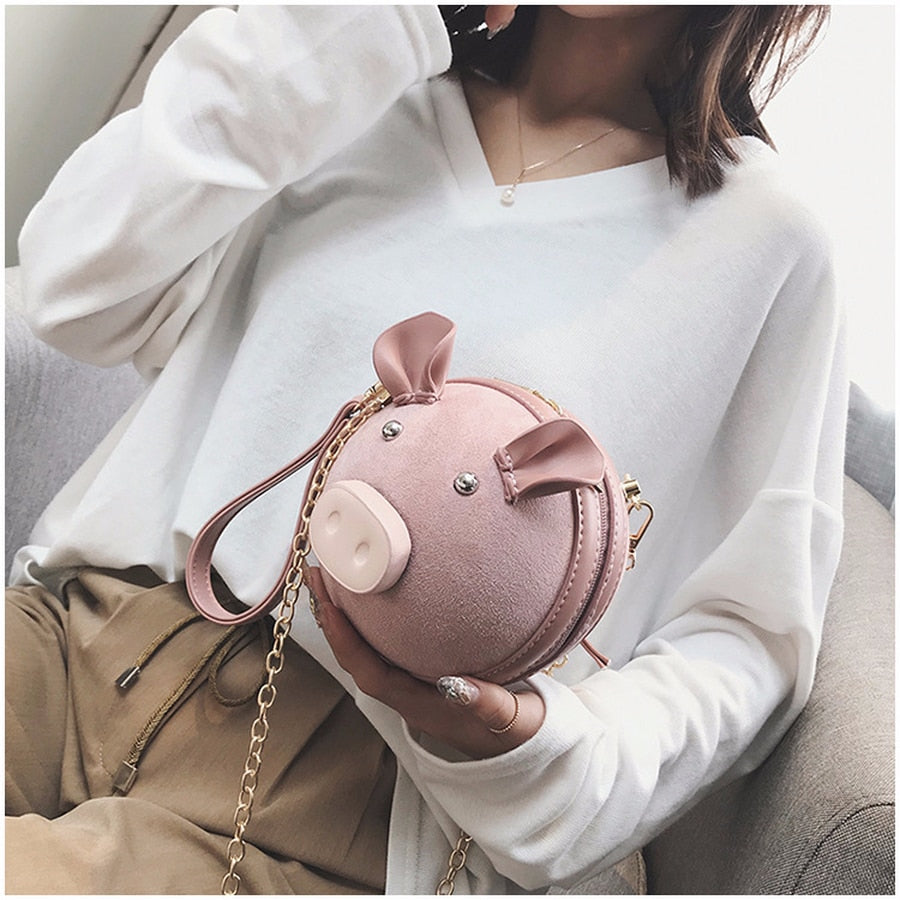 "Chubby the mini pig" Shoulder bag - Style's Bug