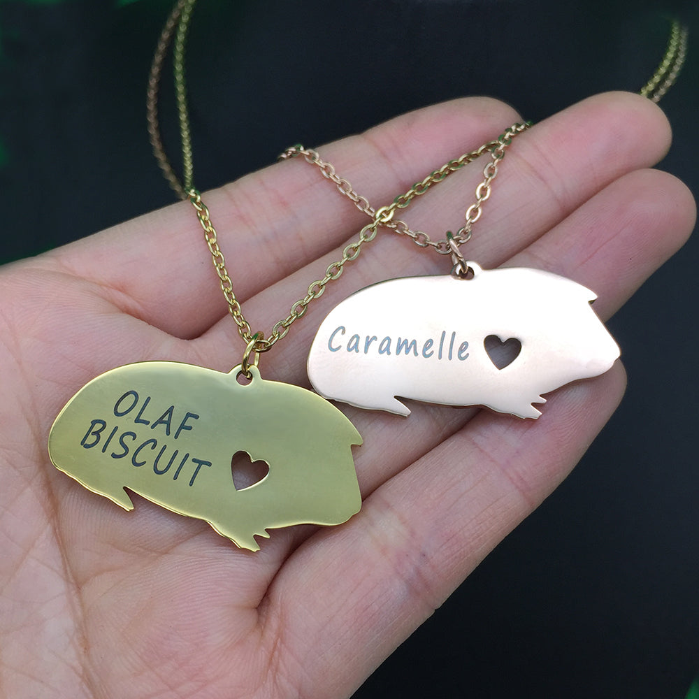 PAWsonalized Guinea Pig Necklace - Style's Bug