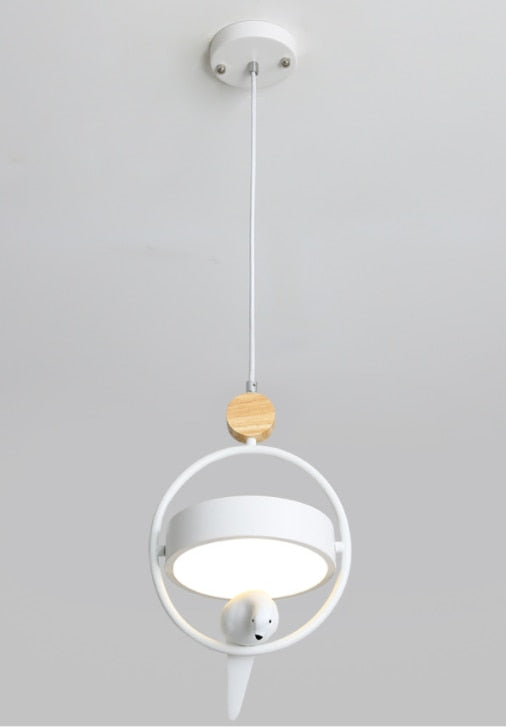"Parrot under the light" lamp by Style's Bug - Style's Bug White