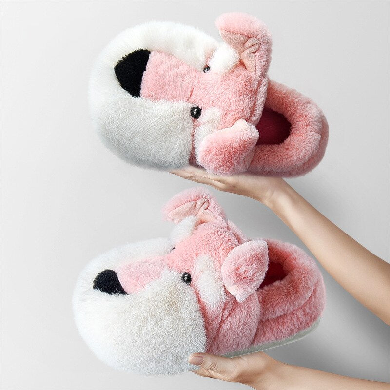 Fluffy Irish Terrier Slippers