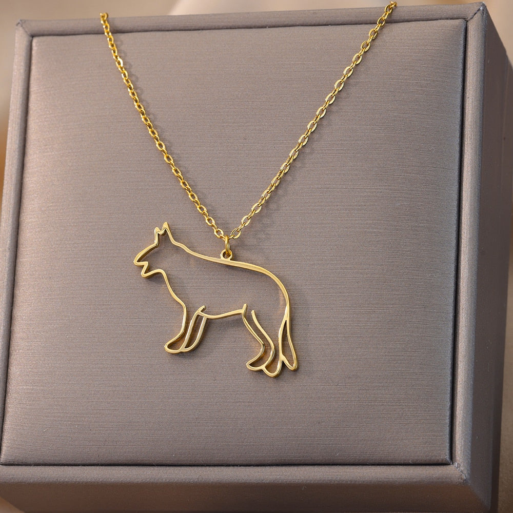 Custom Artistic Dog necklaces