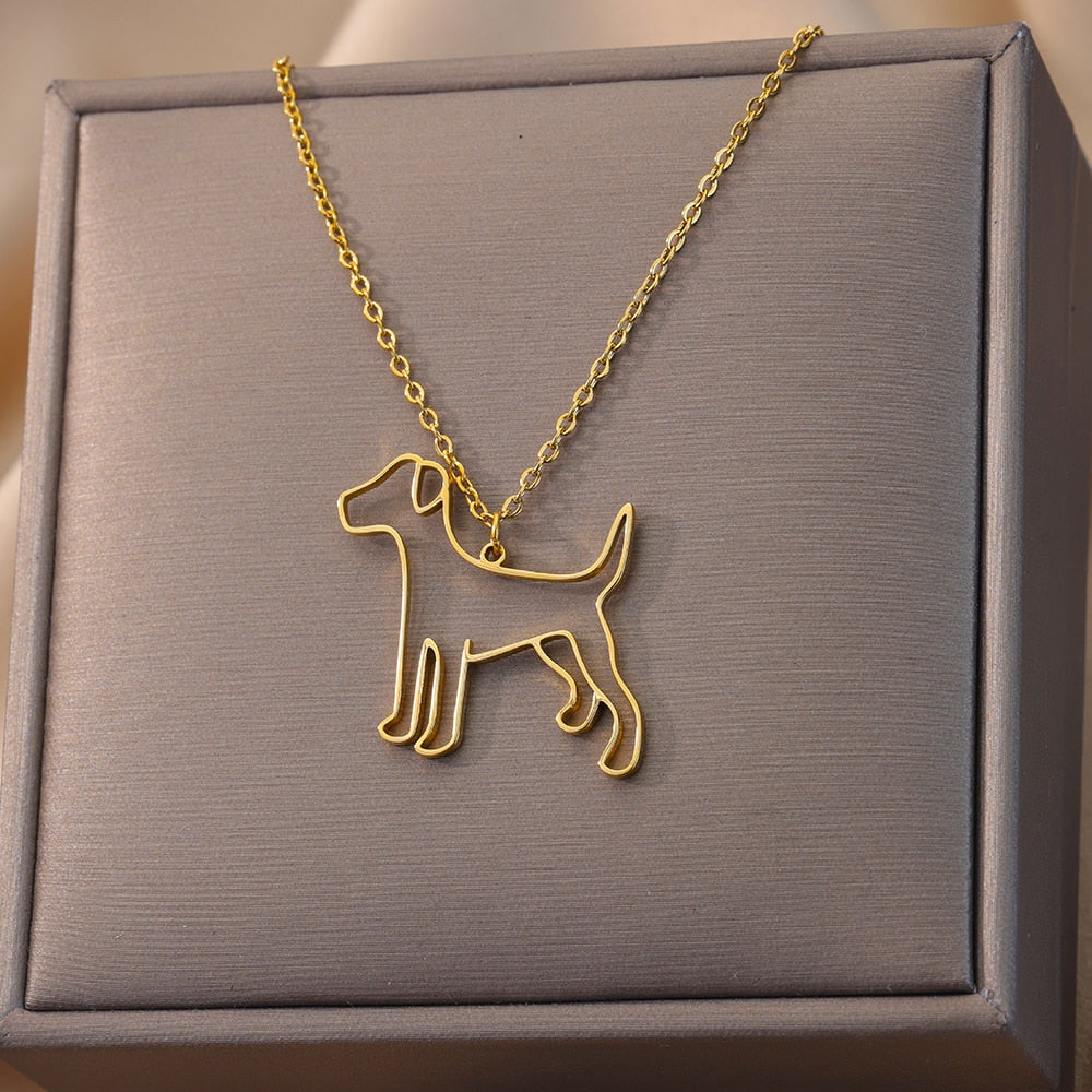 Custom Artistic Dog necklaces