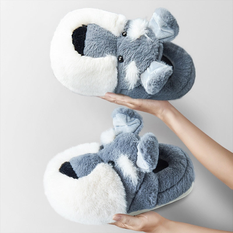 Fluffy Irish Terrier Slippers