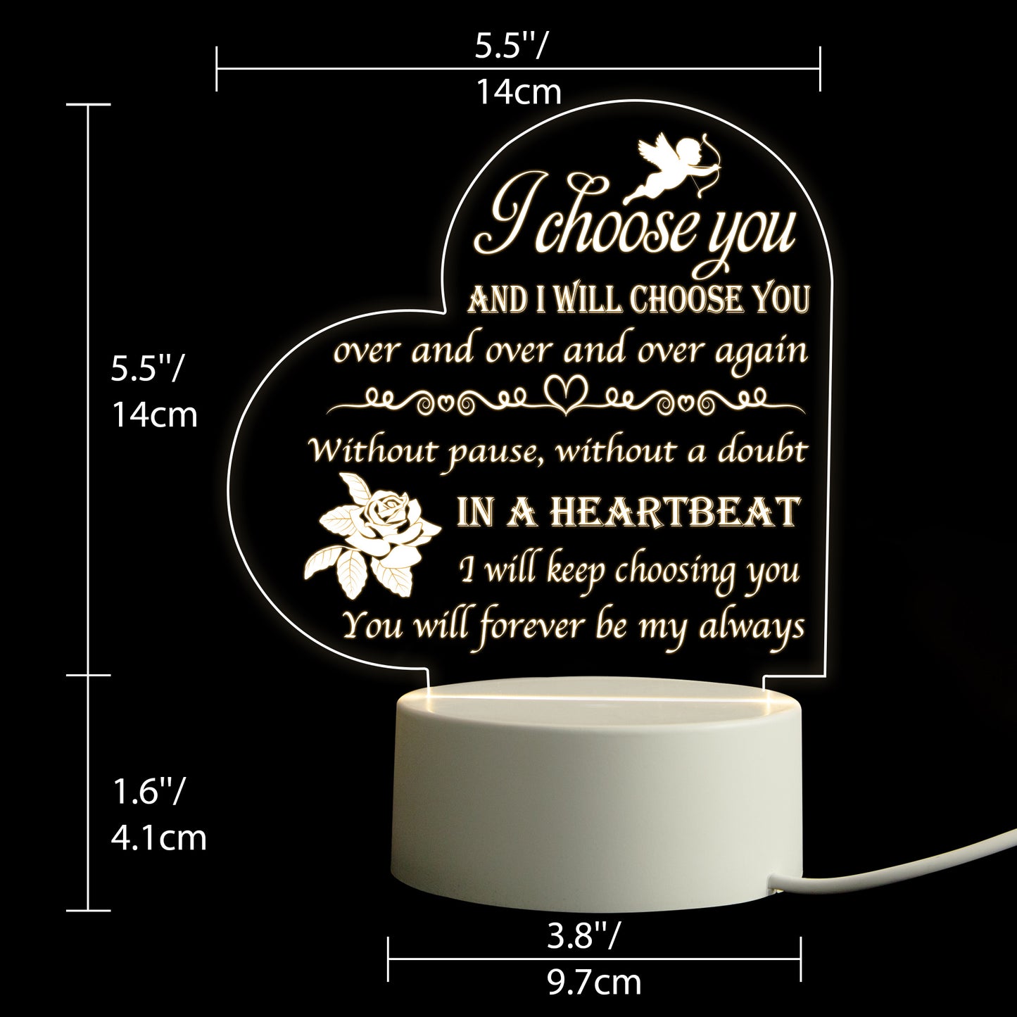 Custom Love Night lamp by Style's Bug - Style's Bug