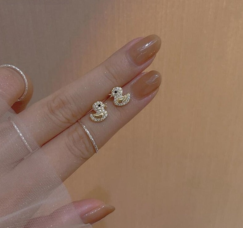Duckling earrings by SB (2 pairs pack) - Style's Bug