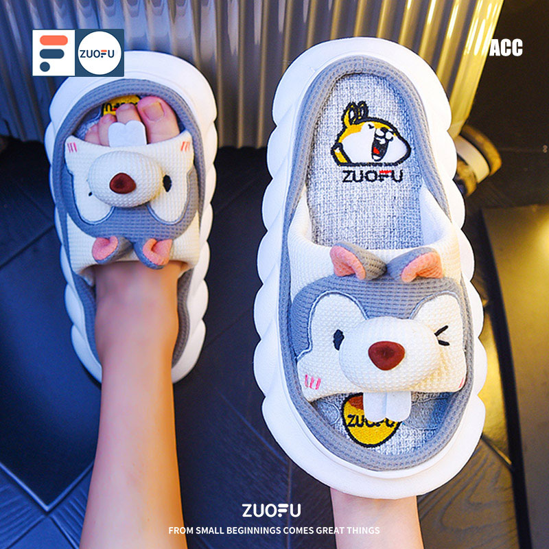 Cute Thick Sole Slippers by SB - Style's Bug Grey Squirrel / 36-37(foot 230mm)