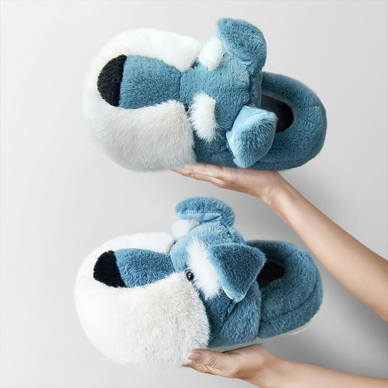 Fluffy Irish Terrier Slippers