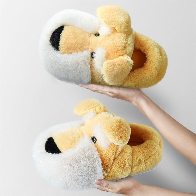 Fluffy Irish Terrier Slippers