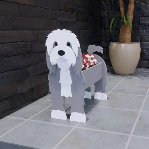Realistic Dog flower planters - Style's Bug
