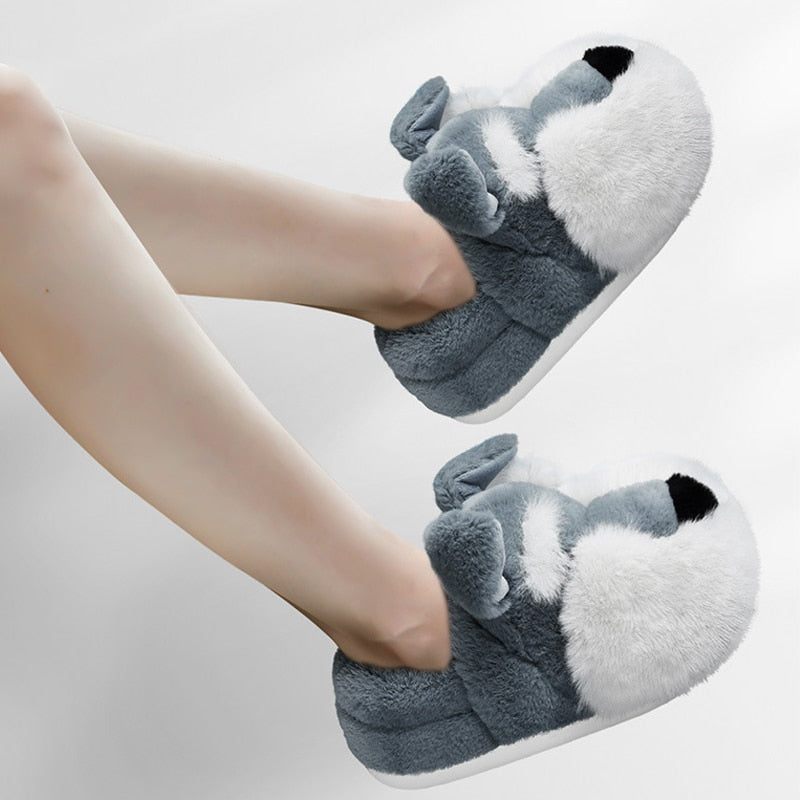 Fluffy Irish Terrier Slippers