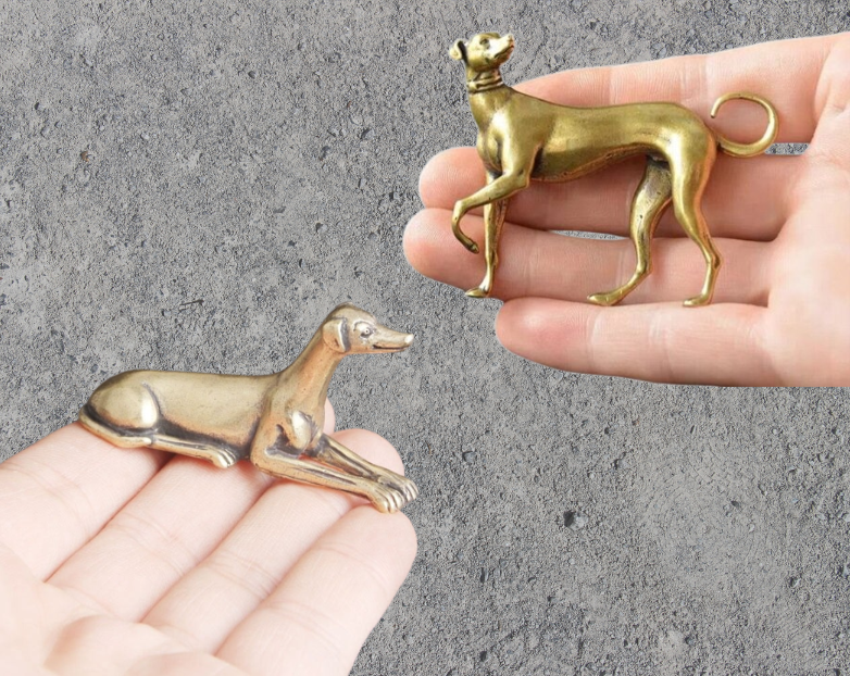 Brass Whippets / Greyhounds / Lurchers by Style's Bug