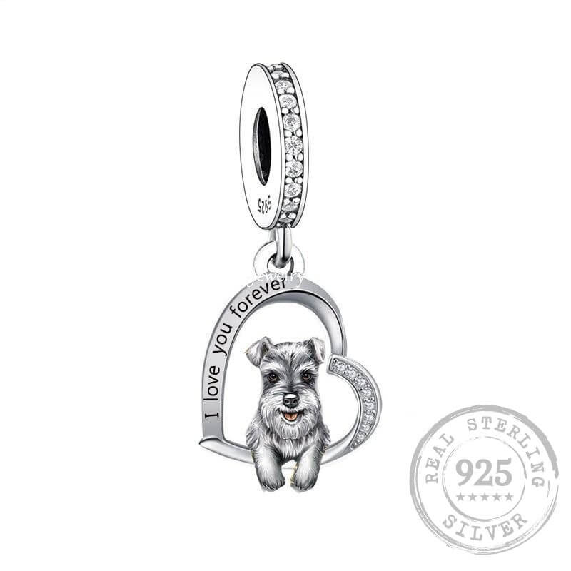Schnauzer Realistic Pendants & Necklaces
