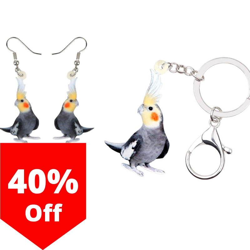 Acrylic Cockatiels by Style's Bug