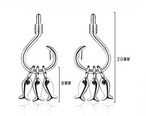 Fish Hook Earrings by Style's Bug - Style's Bug