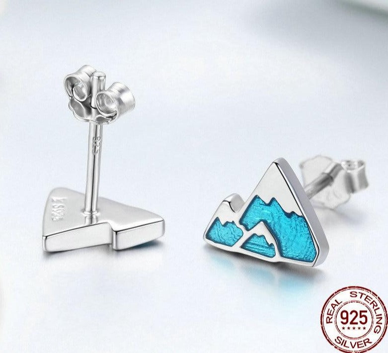 Iceberg Mountain earrings by Style's Bug - Style's Bug