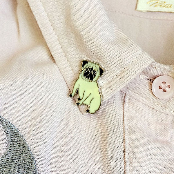 Dog Brooches by Style's Bug (2pcs pack) - Style's Bug Husky