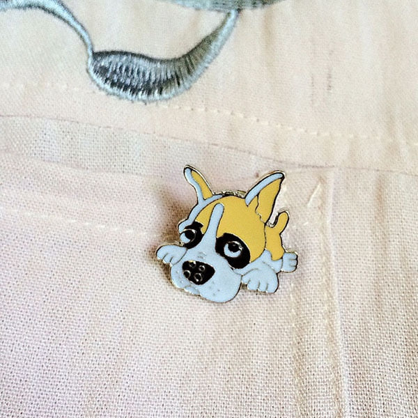 Dog Brooches by Style's Bug (2pcs pack) - Style's Bug Boxer
