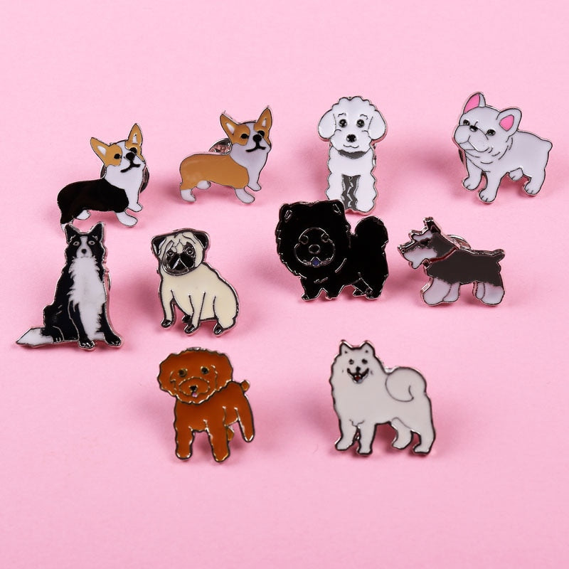 Dog Brooches by Style's Bug (2pcs pack) - Style's Bug