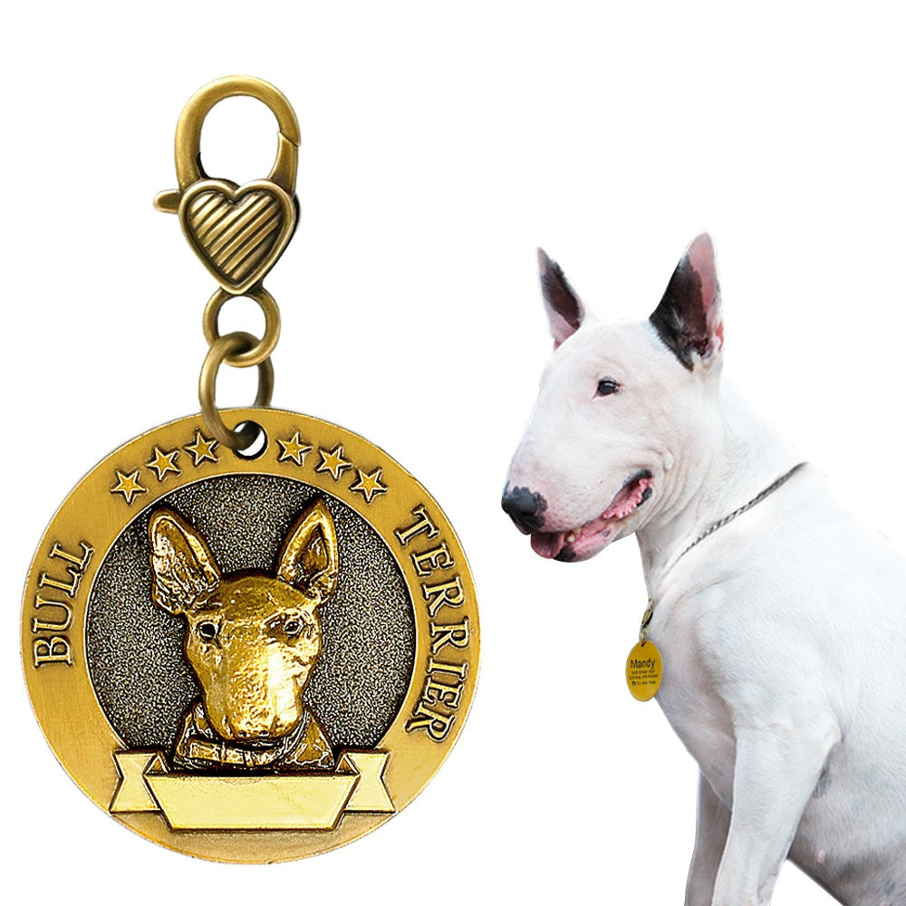 Custom Vintage Dog collar tags by SB - Style's Bug