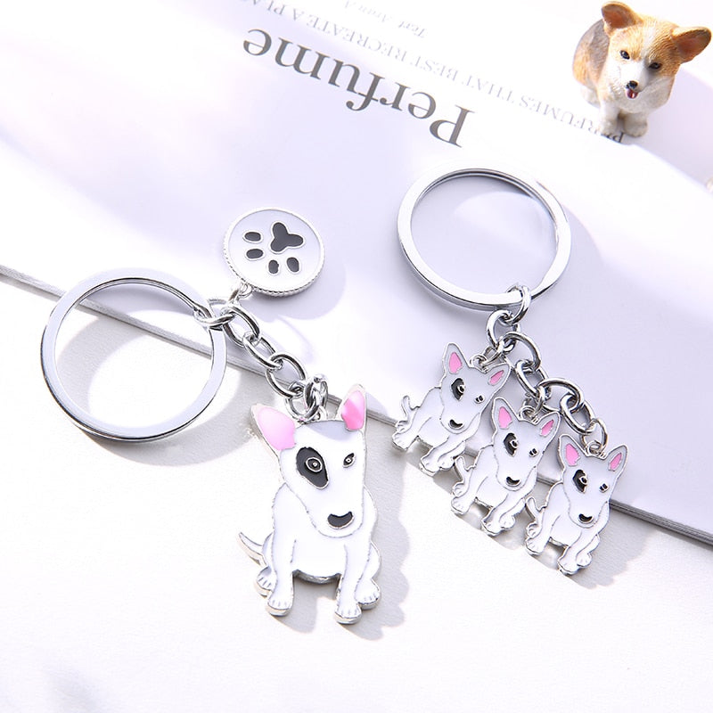 Bull Terrier keychains by Style's Bug (2pcs pack) - Style's Bug